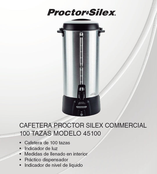 CAFETERA PROCTOR SILEX 100 TAZAS 45100 - tonercity plus