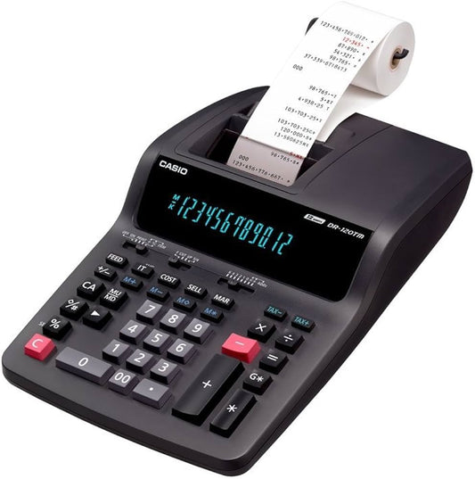 CONTOMETRO CASIO DR-120RII-BK-U-DC/uso pesado - tonercity plus