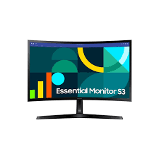 Monitores Samsung Monitor Curvo 24" Essential S3 IN D366 -S36GD FHD 100Hz