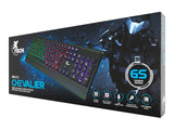 Teclado Restro iluminacion, Xtech CHEVALIER XTK-505S - tonercity plus