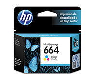HP - Ink cartridge - Tricolor 664 standar - tonercity plus