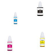 Tintas para Canon Cgi 190 (juego negro, cyan magenta, amarillo) genéricas - tonercity plus