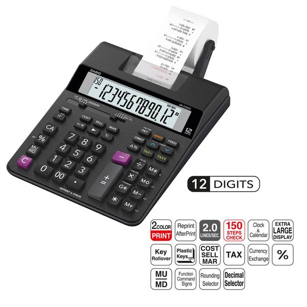 Contómetro Casio HR 200 RC - tonercity plus